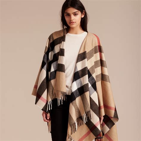 burberry zip up poncho|burberry poncho shawl pockets.